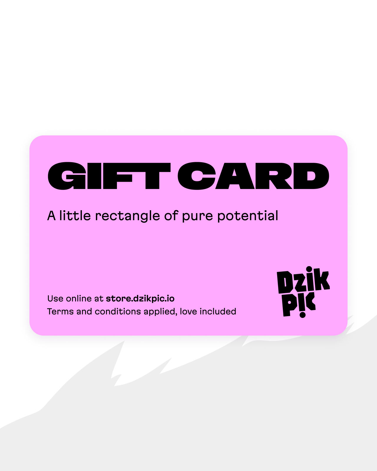 Dzik Pic store gift card