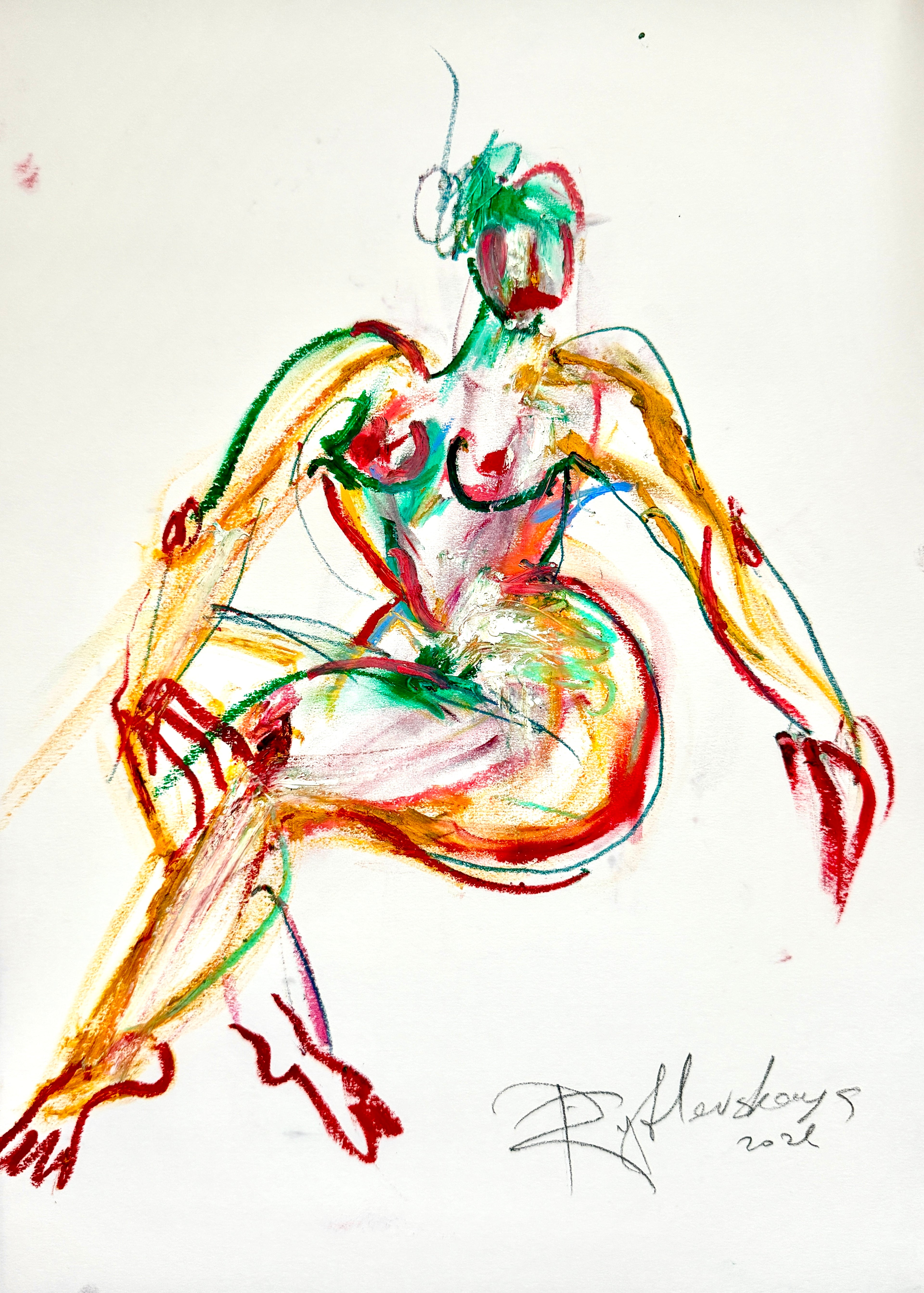 Nastya Rydlevskaya: Original Sketch