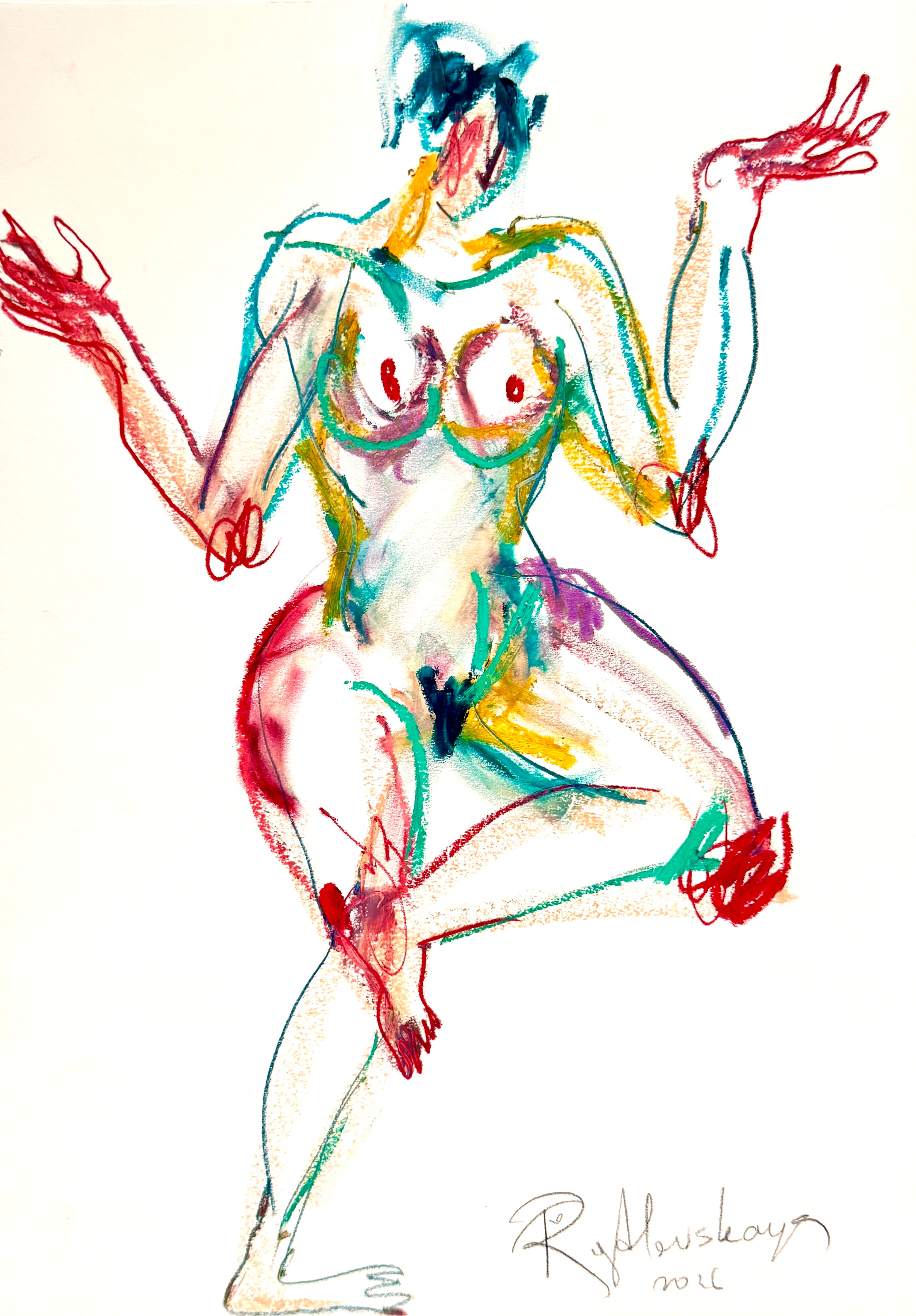 Nastya Rydlevskaya: Original Sketch