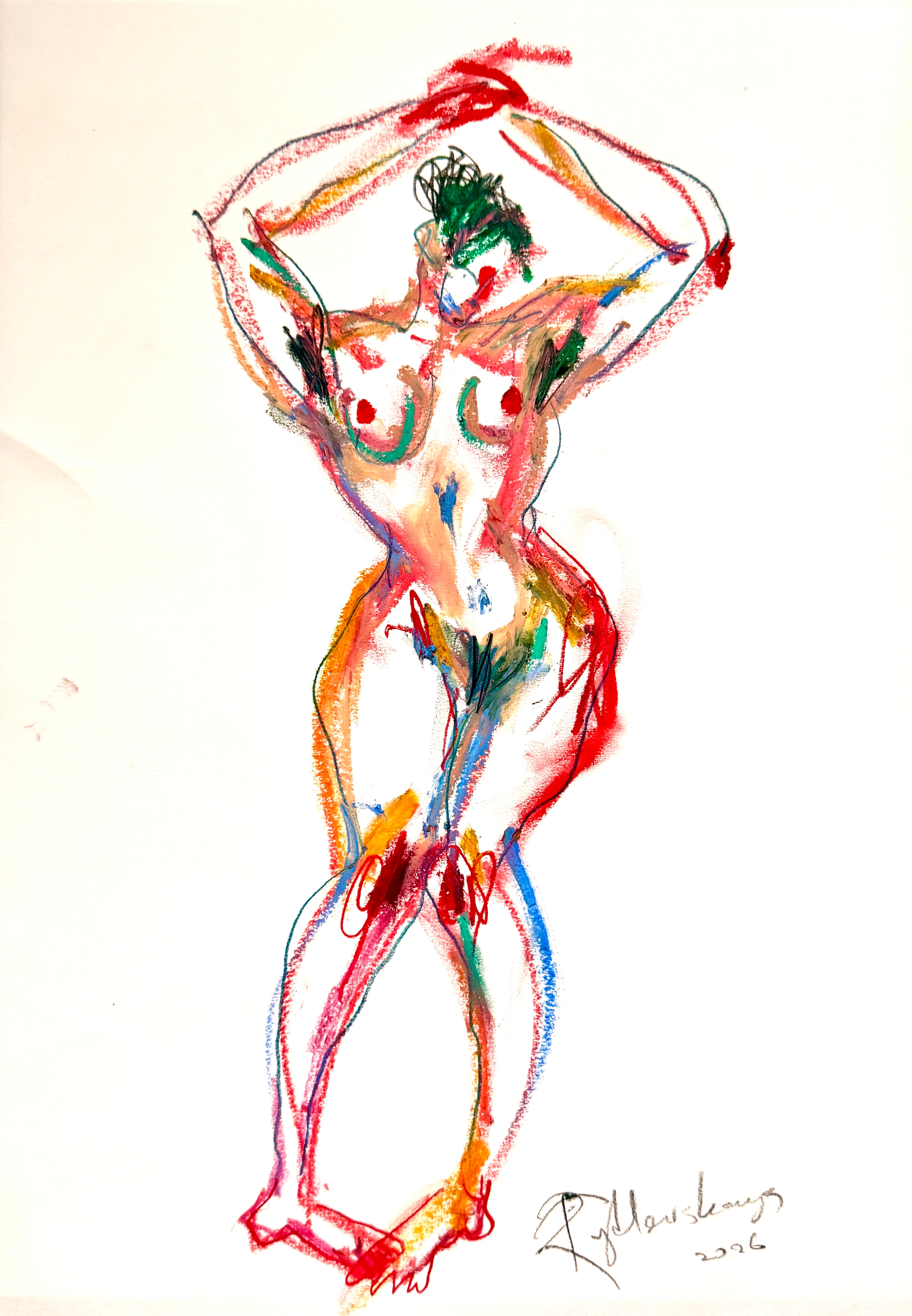 Nastya Rydlevskaya: Original Sketch