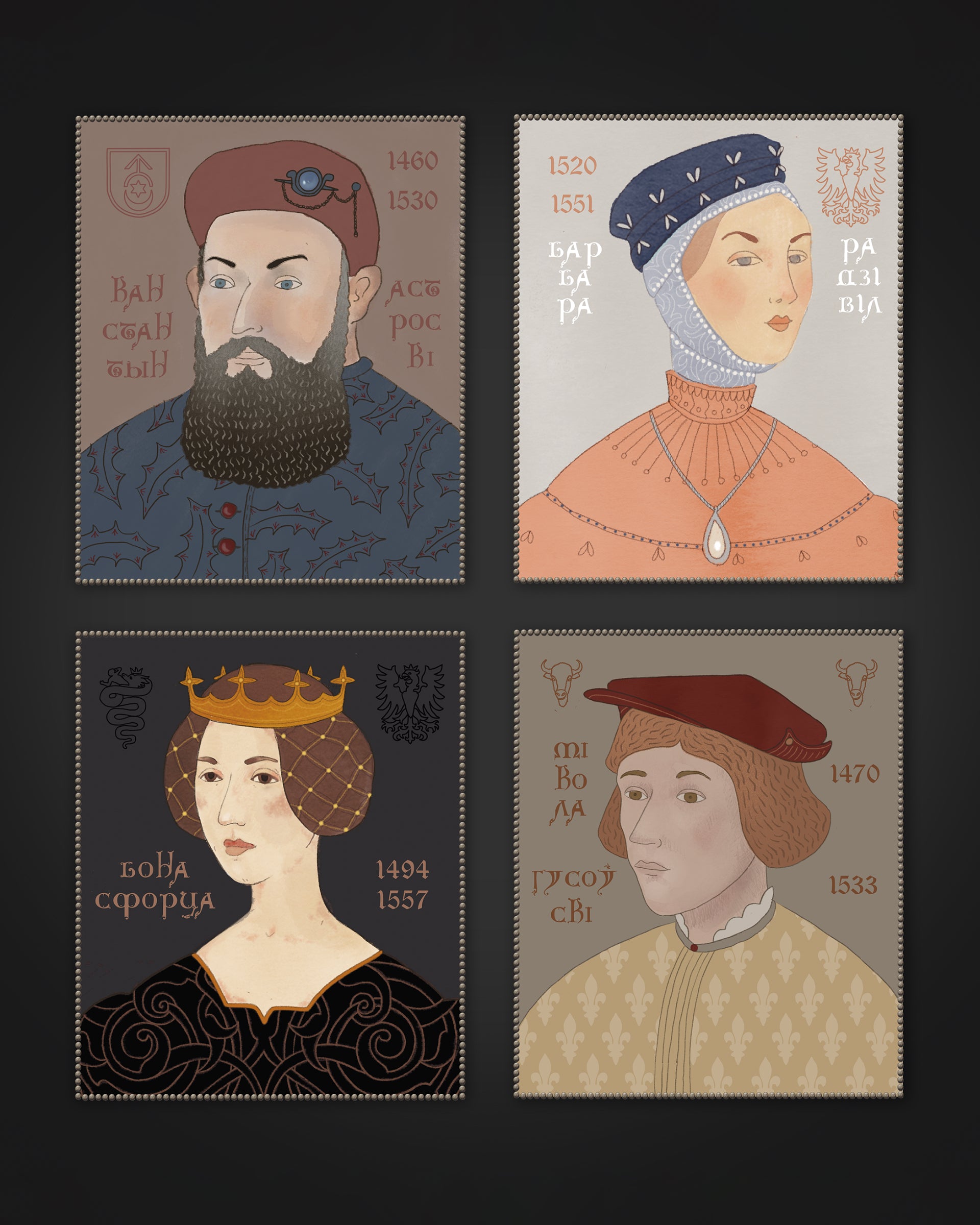 Board game “The Nobility” / «Шляхта» in Belarusian and English